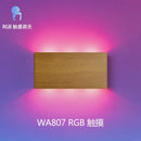 Axyaa LED Touch Wall Lamp Colorful Remote Control Night Light 6W