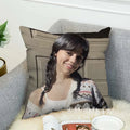 Jenna Ortega Body Pillow Cover 40x40 - Axyaa Decorative Cushion Case