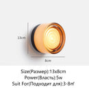 Axyaa Glass LED Wall Lamp Sconce for Home Decor and Indoor Lighting