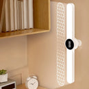 LED USB Rechargeable Magnetic Clock Desk Lamp by Axyaa: Stepless Dimming Night Light