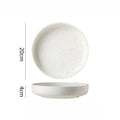 Axyaa Ceramic Tableware Collection: Kiln Changes Salad Dessert Plates Pasta Soup Molecular Dish
