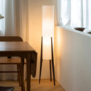 Axyaa Zen Floor Lamp fabric shade minimalist light for Living Room Bedroom Sofa