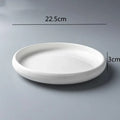 Axyaa Ceramic Nest Plate: Western Steak & Dessert Tray for Kitchen & Dining