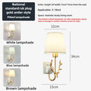 Axyaa Deer Horn LED Wall Light for Living Room, Bedroom, and Corridor