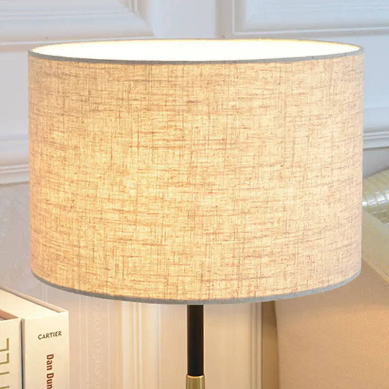 Axyaa Fabric Desk Lamp: Modern American Style, Minimalist Design for Study Room, Bedroom