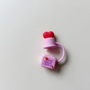 Axyaa Heart Silicone Cap for 40oz Tumbler Straws