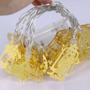 Axyaa Moon Star LED String Lights Eid Ramadan Home Decoration Party Supplies