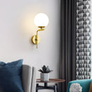 Axyaa Vintage Loft Glass Ball Wall Lamp Black Gold E27