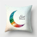 Axyaa Islamic Eid Mubarak Ramadan Cushion Cover for Muslim Home Decor