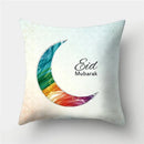 Axyaa Islamic Eid Mubarak Ramadan Cushion Cover for Muslim Home Decor