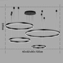 Axyaa Circular Copper Pendant Light | Modern Minimalist Living Room Dining Hall Fixture