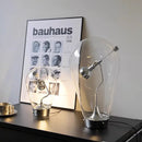 Axyaa Nordic Glass Table Lamp Touch Switch LED Light