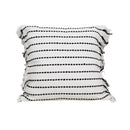Axyaa Yellow White Knitting Boho Cushion Cover for Home Decoration