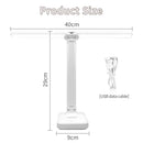 Axyaa LED Desk Lamp: 3-Level Dimmable Touch Sensor, Foldable Design, Eye Protection