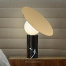 Axyaa Marble Globe Table Lamp, Modern Minimalist Design for Bedroom and Office