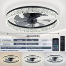 Axyaa Smart LED Ceiling Fan with Light, Remote Control, Dimmable - Home Lighting