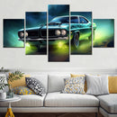 Axyaa Auto Landscape Wall Art Poster Set for Home Décor and Interior Design