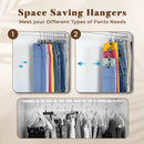 Axyaa Legging Organizer Hangers with Hanging Clips for Closet Storage