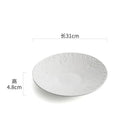 Axyaa Stone Pattern Ceramic Dinner Plate Molecular Cuisine Specialty Tableware