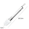 Axyaa Christmas Style Silicone BBQ Tongs - Kitchen Cooking Essential