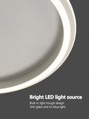 Axyaa Modern Round LED Ceiling Bedroom Lamp for Study Room