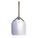 Axya Aluminum Pizza Peel with Long Handle and Nonstick Round Baking Pan