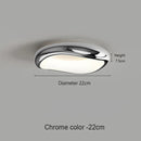 Axyaa Cream Nordic LED Ceiling Light for Modern Bedroom, Living Room & Corridors