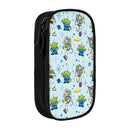 Axyaa Cartoon Pencil Case: Large Storage Bag for Students, School Supplies