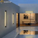 Axyaa Outdoor LED Strip Wall Lamp for Modern Minimalist Outdoor Lighting
