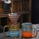Axyaa Ceramic Oil Drum Coffee Mug - Large Capacity, Durable Drinkware for Home & Office