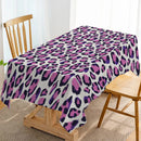 Leopard Print Color Block Table Runner by Axyaa for Indoor Outdoor Home Dining