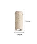 Axyaa Yellow Marble LED Ceiling Light Warm for Small Spaces