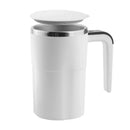 Axyaa Smart Coffee Cup: USB Rechargeable, Temperature Display, Stainless Steel Stirrer