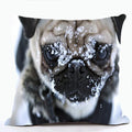 French Bulldog & Pug Dog Pillowcase by Axyaa - Decorative Animal Polyester Cushion Cover