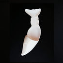 Axya Shrimp Ceramic Dinner Plate White Serving Dessert Snack Tray Decorative Tableware