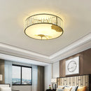 Axyaa Crystal Chinese Ceiling Light for Modern Living Room and Bedroom