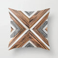 Axyaa Wood Background Mable Tribal Print Cushion Cover - Home Sofa Decor