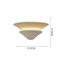 Axyaa French Gypsum Sconce Lamp Wabi Sabi Style for Master Bedroom Baroque Art Staircase