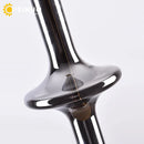 Axyaa Glass Tube Pendant Light in Smoke Grey/Clear/Amber