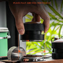 Axyaa Coffee Tamper & Distributor Set - Professional Barista Tools for Precise Tamping