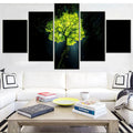 Axyaa Nature Jungle Tree Dark Aesthetic Wall Art Poster Set for Home Decor