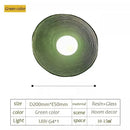 Axyaa Circle LED Wall Sconces - Retro Japanese Resin Design