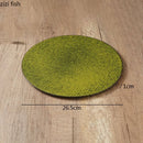 Axyaa Ceramic Specialty Dinner Sushi Steak Dessert Plates - Restaurant Tableware