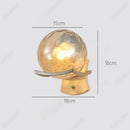 Axyaa LED Glass Wall Lamp, Bedroom Living Room Decorative Lighting
