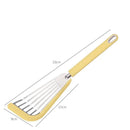 Axyaa Stainless Steel Silicone Shovel for Cooking and Frying