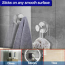 Stainless Steel Suction Cup Hooks by Axyaa - Bathroom Towel Holders & Hooks