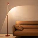 Axyaa Nordic Red Cob Floor Lamp: Height & Angle Adjustable, Eye Protection Standing Light