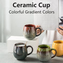 Axyaa Retro Ceramic Coffee Mug 500ml - Creative & Cute Breakfast Cereal Cup