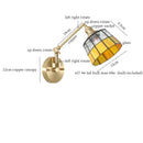 Axyaa Vintage Glass LED Wall Lights - Rotate Wandlamp