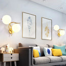 Axyaa LED Glass Wall Lampshade with Double Heads for Indoor Spaces